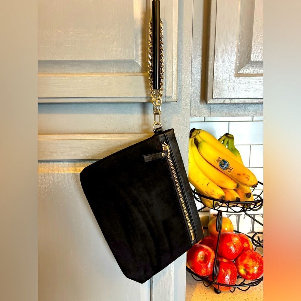 Express Black Clutch Wristlet